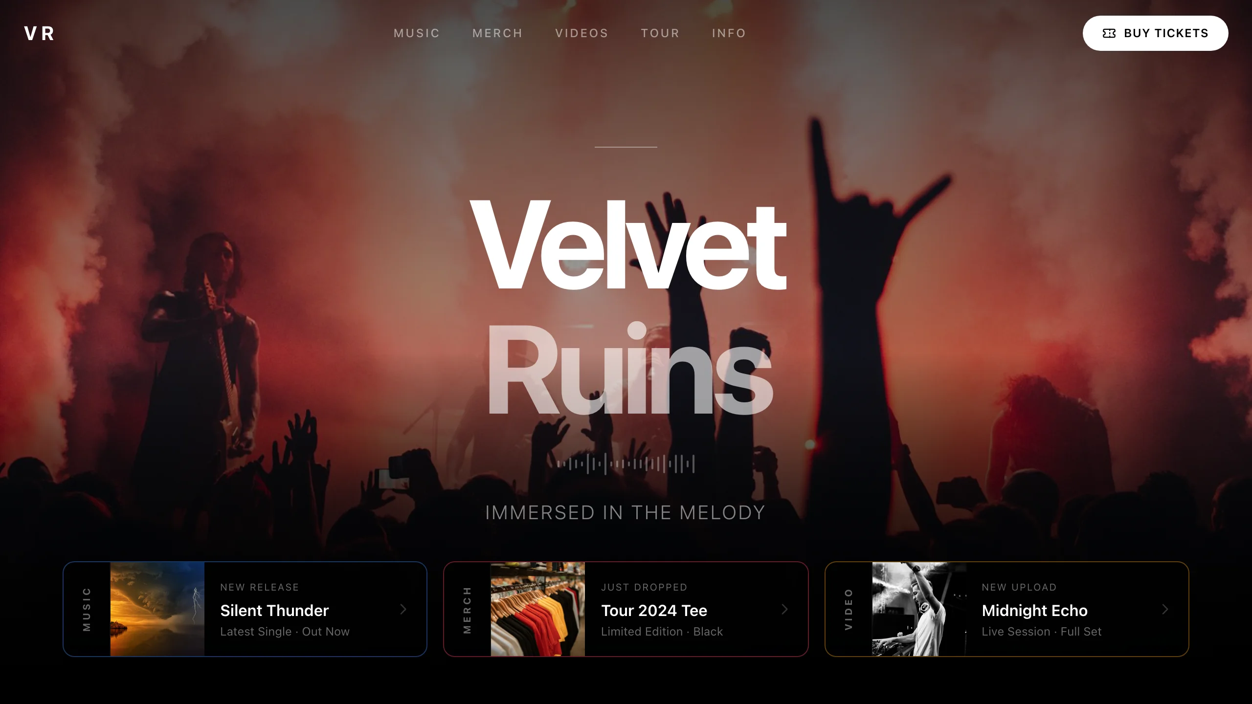 Screenshot of Velvet Dark